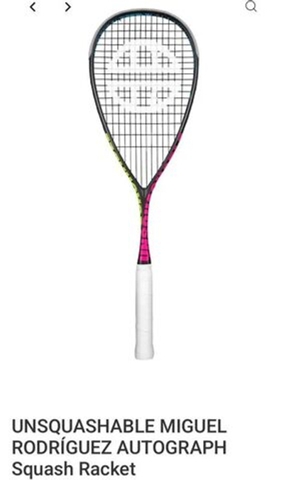 UNSQUASHABLE, MIGUEL RODRIGUEZ ONE20 LIMITED EDITION, 120g, Squash Racket, , ,