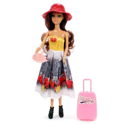 Кукла тип Модель из серии "Путешественница" с аксессуарами, в ассортименте 11501