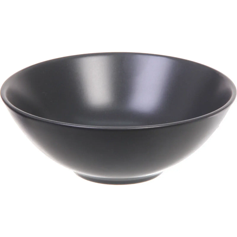 Салатник керамический 500мл «Матовая глазурь» серая 16*6см