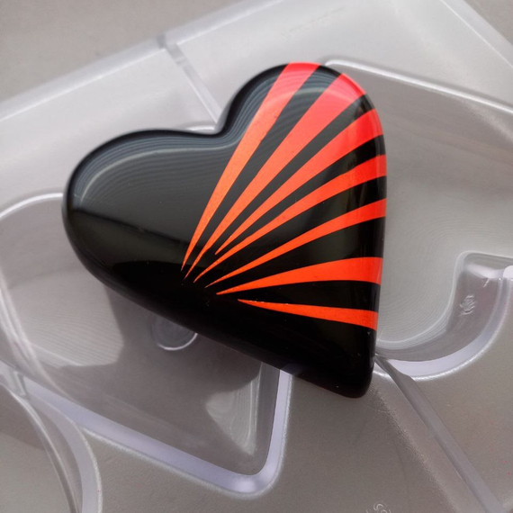 386 | Форма для шоколадных конфет &quot;Большое сердце&quot; (275*175 мм)