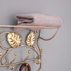 Вешалка настенная Monstera Deliciosa (Монстера) Айвори