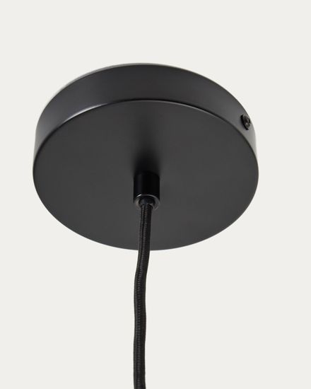 Подвесной светильник Drava из керамики бордового цвета