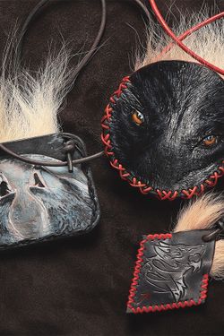 Брелок из меха «Енотик»