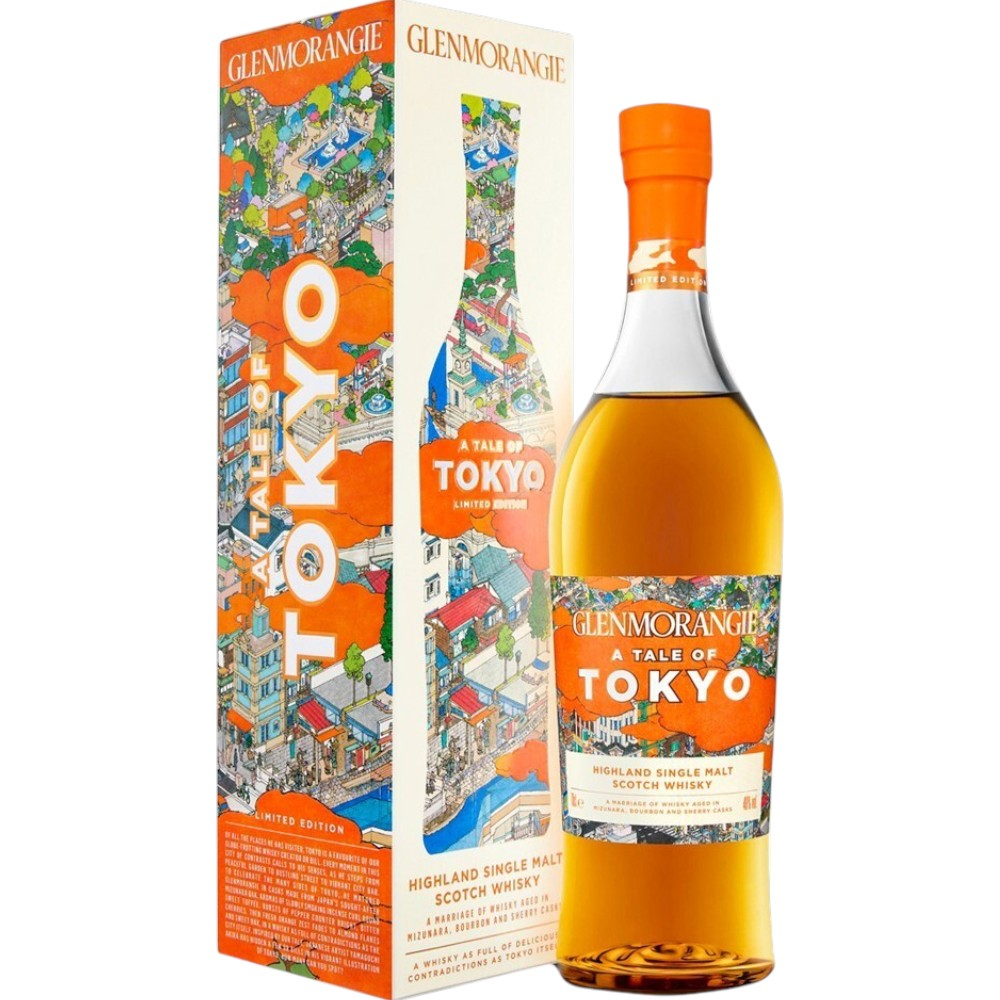 Виски Glenmorangie A Tale Of Tokyo 0,7 л. В подарочной коробке