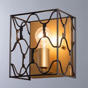 Настенный светильник 2021/04 AP-1 золото/чёрный Dunkan Divinare