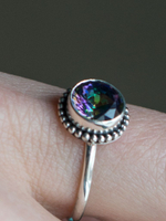 Кольцо МИСТИК, серебро/кварц