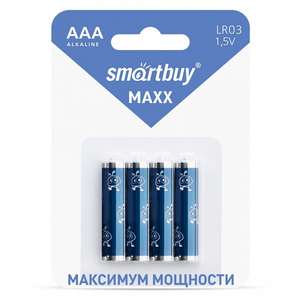 Батарейка Smartbuy MAXX LR03 4B AAA