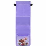 Кармашки-органайзер в шкафчик для детского сада ЮНЛАНДИЯ, увеличенный размер, 26х80 см, "Deer", 271070