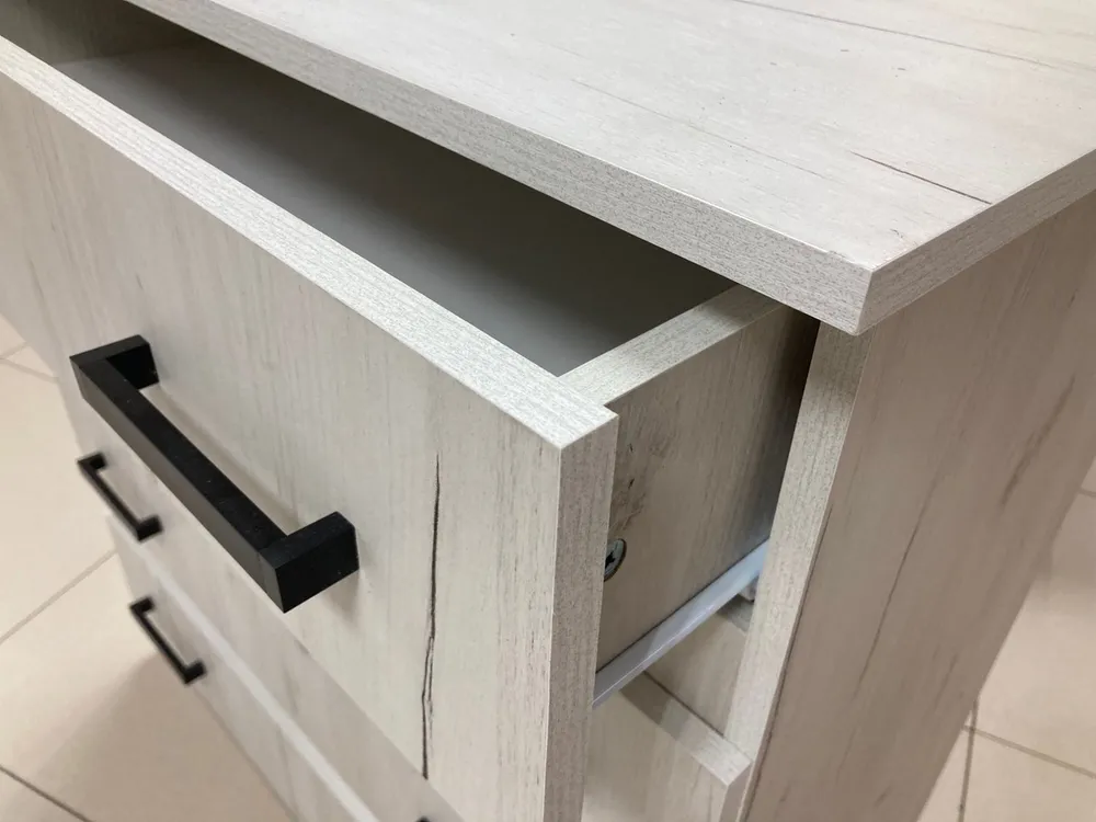 Комод Стандарт 5 дуб крафт белый