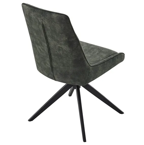 Крутящийся темно-зеленый стул Gem | Купить в Hallberg.ru