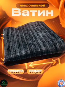 Ватин (войлок, утеплитель, теплоизоляция и шумоизоляция на спанбонде)