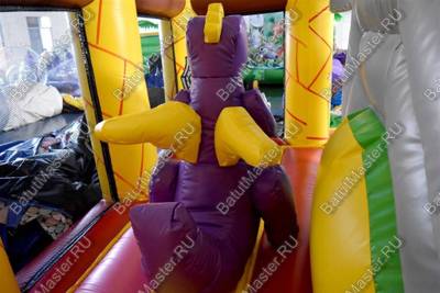 Коммерческий надувной батут "Замок дракона"