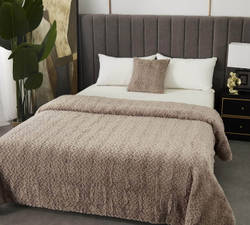 Плед 210х230 Sofi De MarkO Теодор мокко