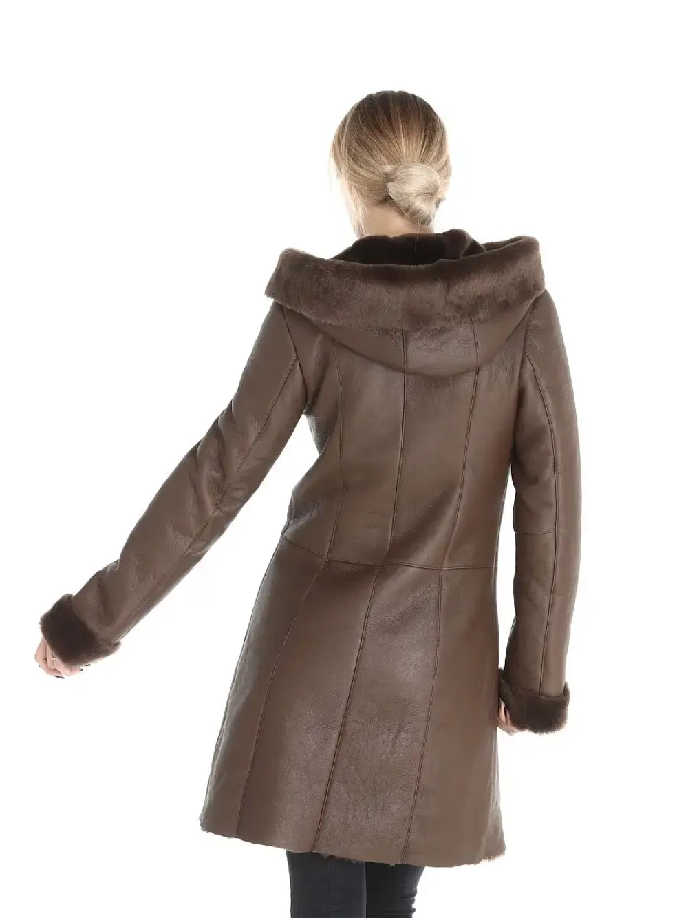 Женская дубленка натуральная Турция