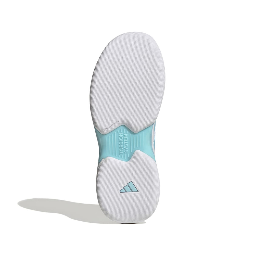 Женские теннисные кроссовки Adidas CourtJam Control W Carpet - cloud white/bliss blue/cloud white