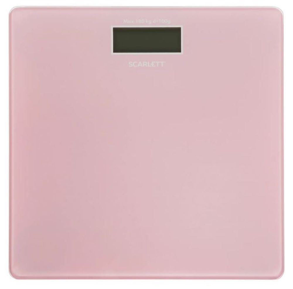 Весы напольные Scarlett SC-BS33E041 (розовые)