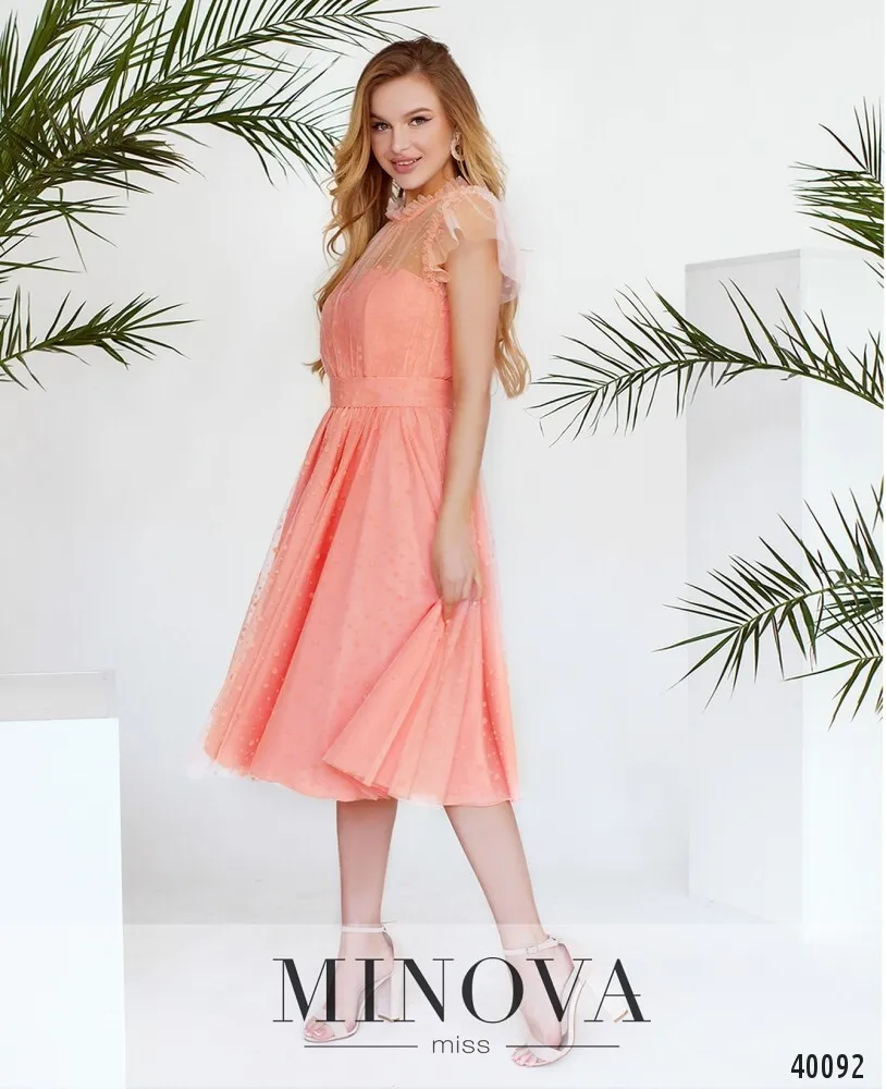 Платье 3144-персик Minova