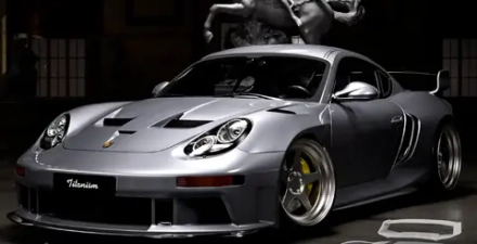 Обвес Tiganism Stuka на Porsche Boxster/Cayman 987.1 987.2 Порше Кайман карбоновый тюнинг Robot robotbodykits