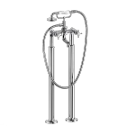 Смеситель для ванны Burlington Guild GU422DC напольный, хром