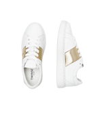 Кожаные кроссовки TWINSET - белый(241TCP010)