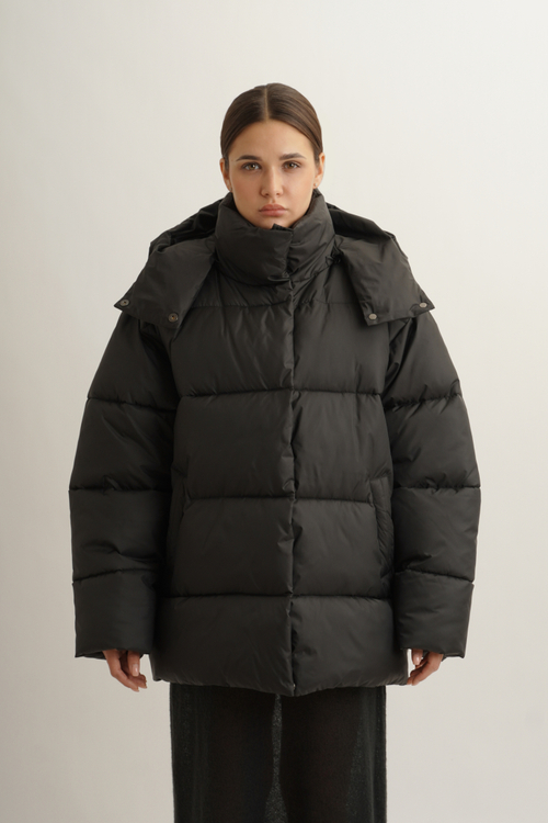 Объемная зимняя куртка Unisex, delicate черный