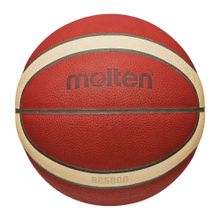 Мяч баск. MOLTEN B6G5000 р.6, FIBA Appr, 12 панелей, нат.кожа, бутил.камера, кор-беж-чер