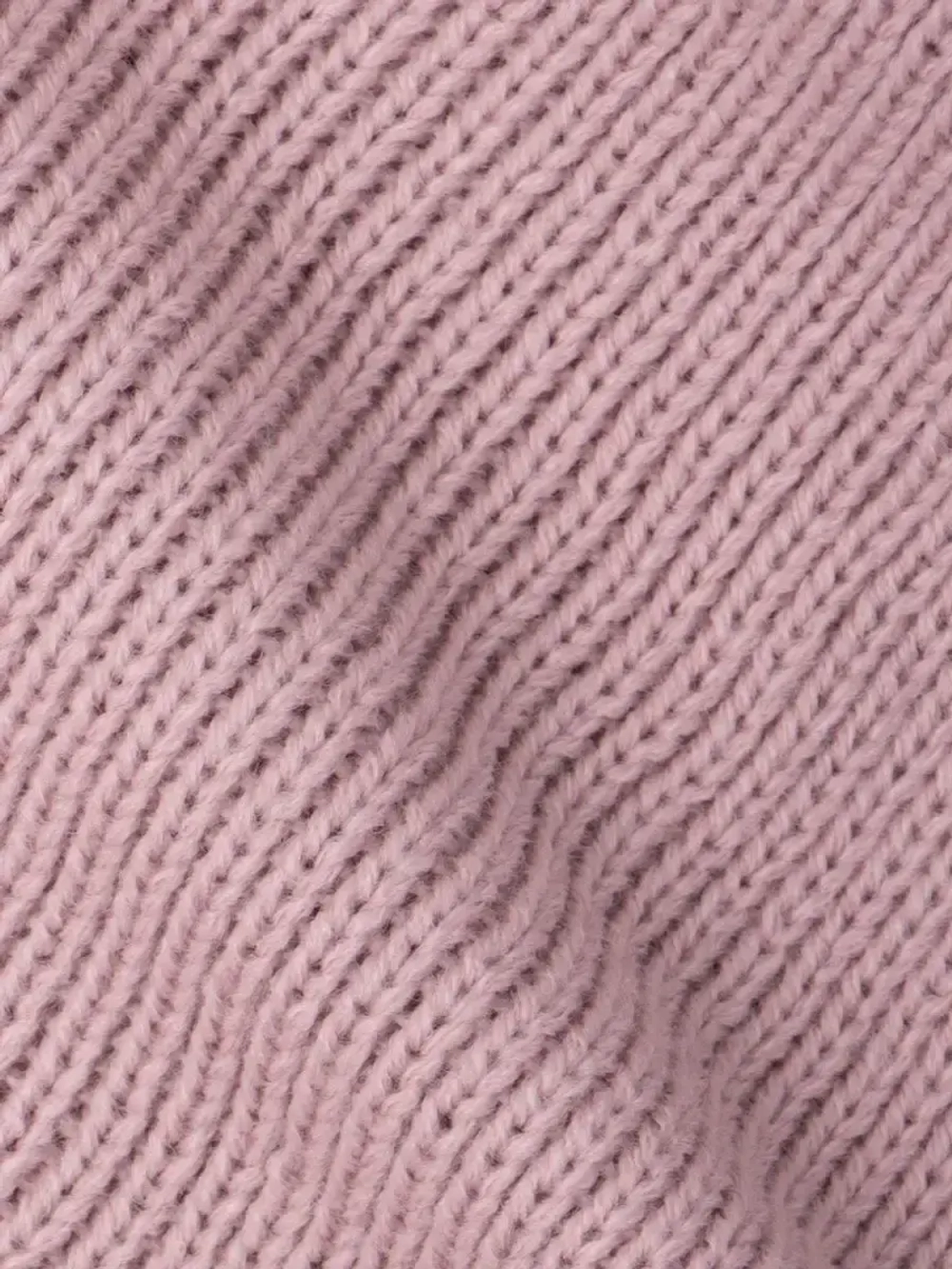 Шарф зимний вязаный с бубонами для девочки