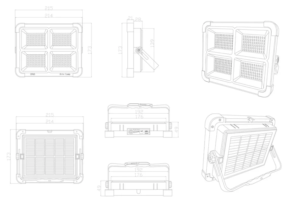 Прожектор Arte Lamp