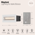 Подсветка для лестниц Maytoni Bosca O045SL-L5W3K