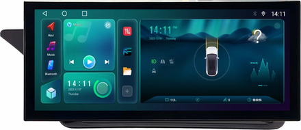 Магнитола для Mercedes-Benz E W212 седан 2012-2015 NTG 4.0 - Carmedia OL-3006-1 монитор 12.5" в стиле LEXUS на Android 12, TS10, CarPlay, 4G SIM-слот