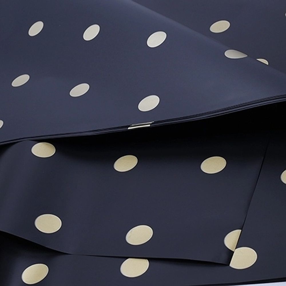 Пленка Царь горох 60см*10м ЗОЛОТО НА ЧЕРНОМ