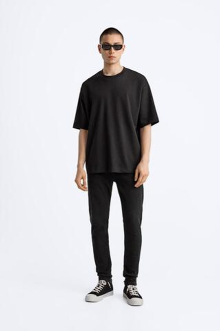 ZARA ДЖИНСЫ SKINNY FIT, ЧЕРНЫЙ