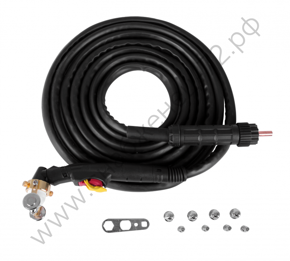 Плазменная горелка для ИПР-100, Плазмотрон Р- 80 (100А), 10 мм², 6м