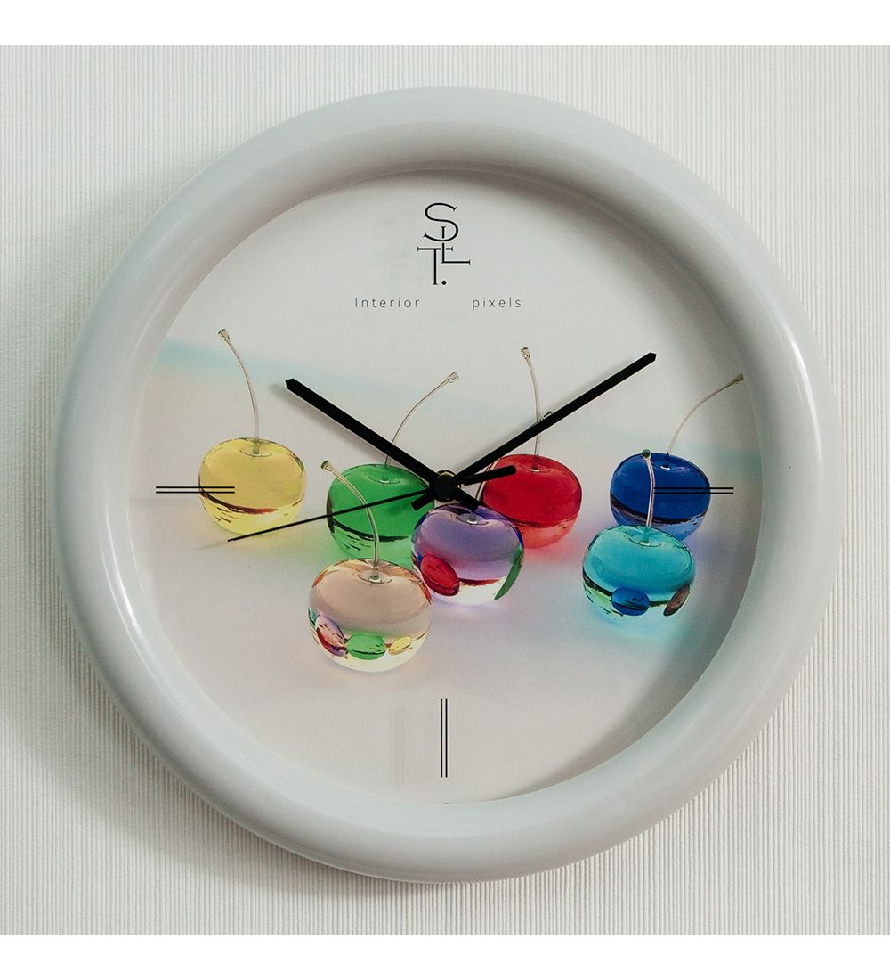 Салют SLT- 63 Часы настенные «CHERRIES»