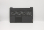 Верхняя панель с клавиатурой (топкейс) для ноутбука Lenovo 5-15IIL05 / ARE / ITL / ALC с подсветкой, серая , раскладка - русская (5CB0X56194)