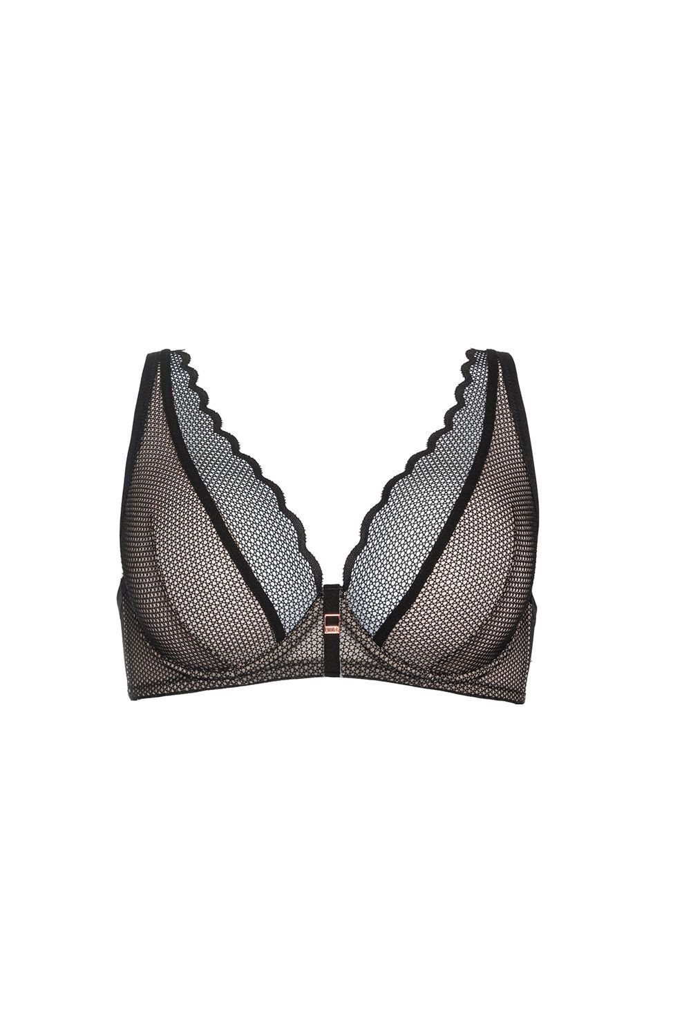 Черный бюстгальтер-бралетт Chita (Размер: 65D) (Цвет: черный)