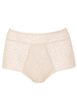 Высокие кружевные трусики-слипы Finesse (Размер: L) (Цвет: белый)