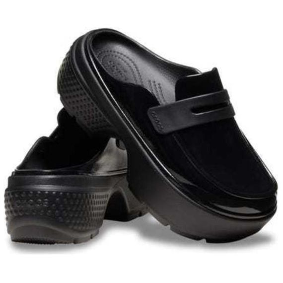 Crocs Stomp High Shine Loafer 'Black'