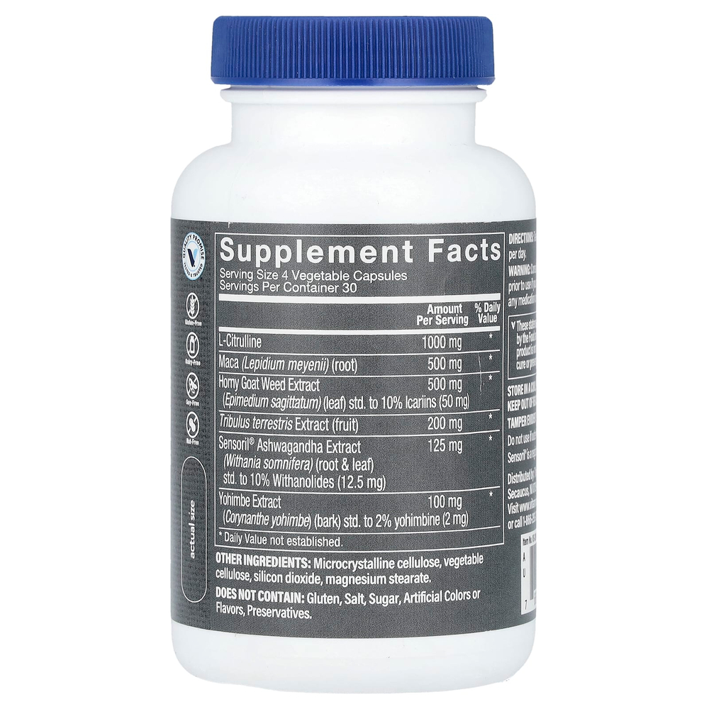 The Vitamin Shoppe, Ultimate Libido, поддержка либидо, для мужчин, 120 растительных капсул