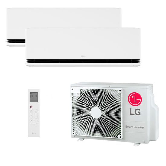 Мультисплит система на 2 комнаты LG H09S1D.NS1R x 2 / MU2R17.U13