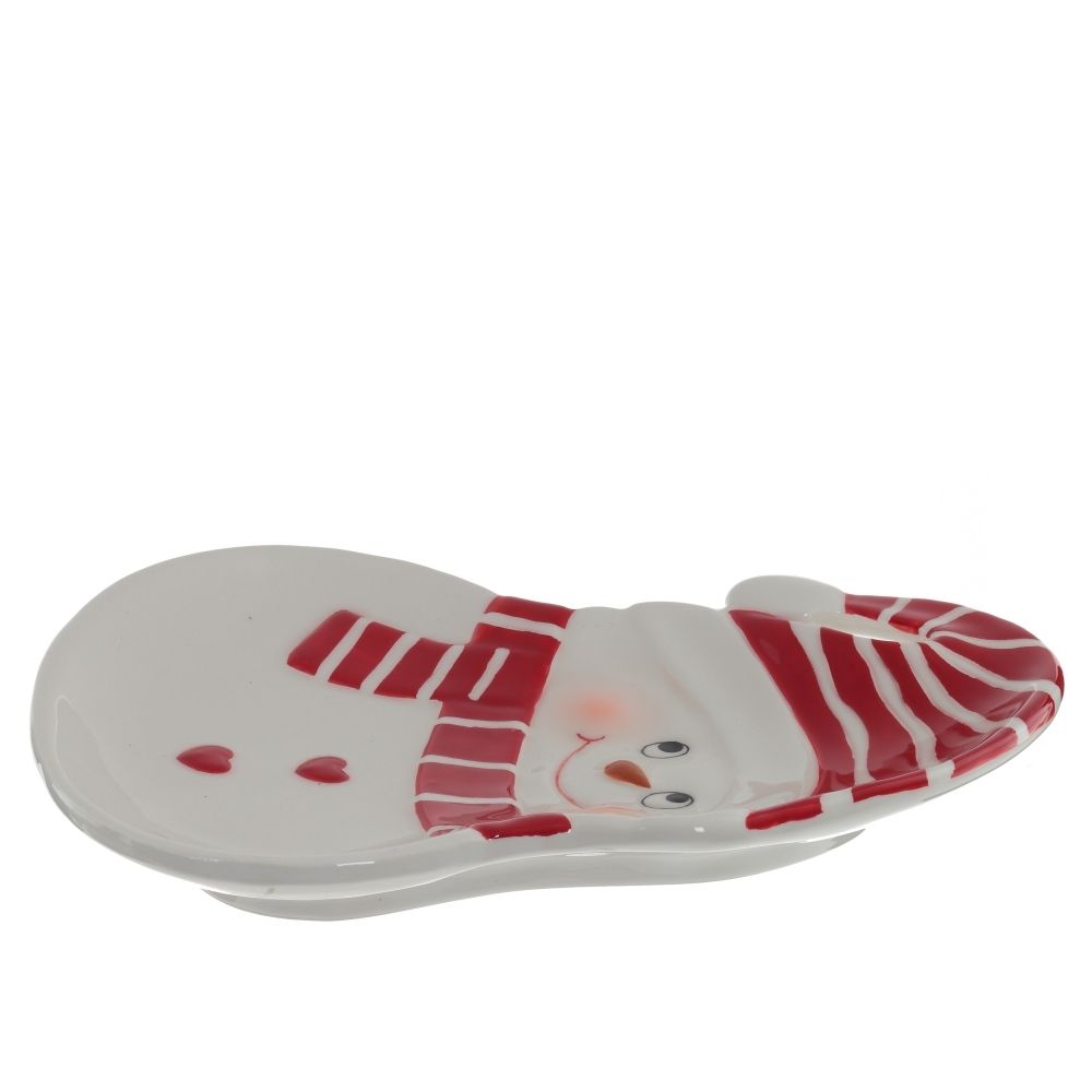 GAEM Тарелка "Снеговик", L13 W17,5 H2 см