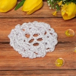 Сетка на пучок «Ballet style - Элла», цвет белый, d-10см