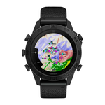 Спортивные часы Garmin MARQ Commander (Gen 2) Carbon Edition, чёрный нейлоновый ремешок, чёрный силиконовый ремешок Безель и корпус из углеродного волокна и титана, AMOLED-дисплей с куполообразным сапфировым стеклом. Нейлоновый ремешок жаккардового перепл