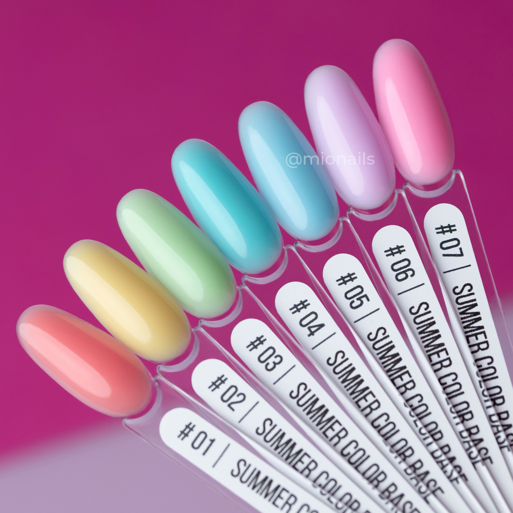 Камуфлирующая База MIO NAILS COLOR "SUMMER" № 02, 15мл.