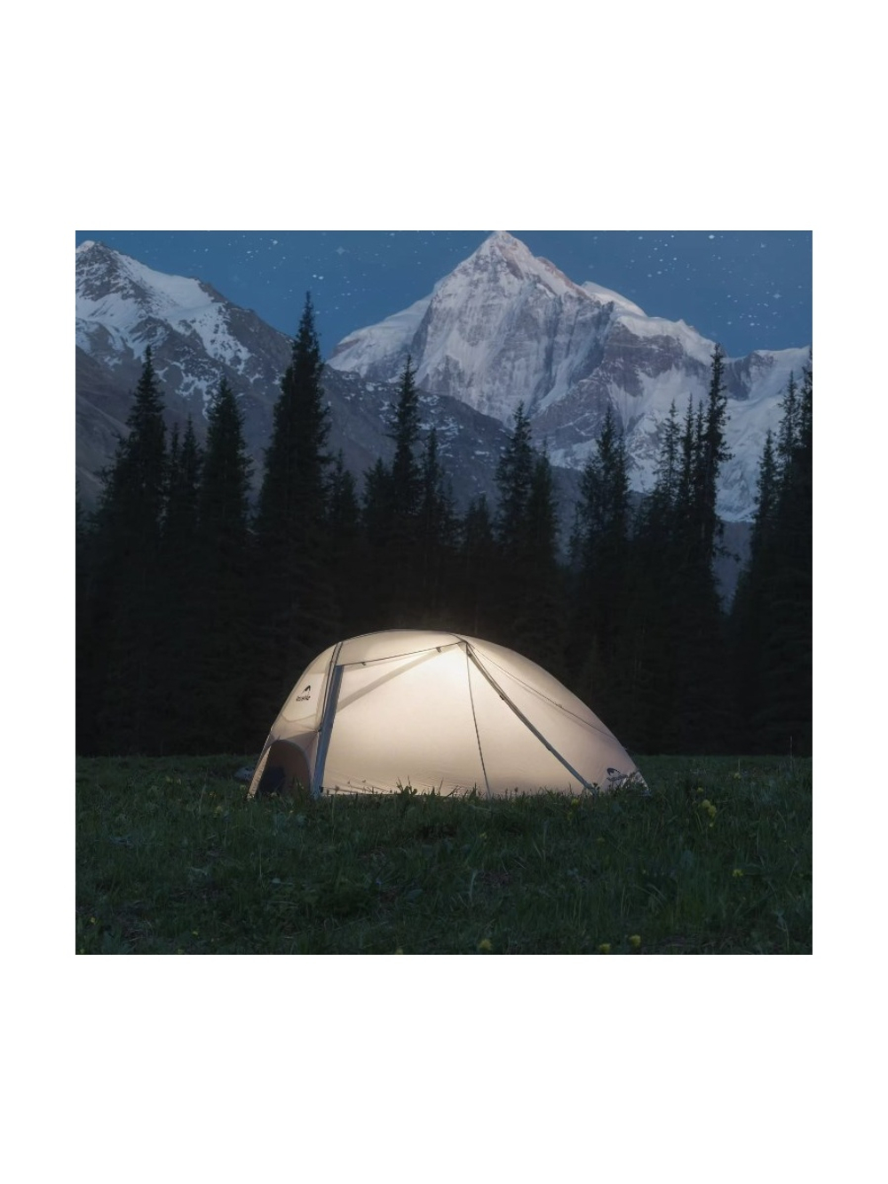 Палатка Naturehike Star River UL Si 2-местная, алюминиевый каркас, хаки