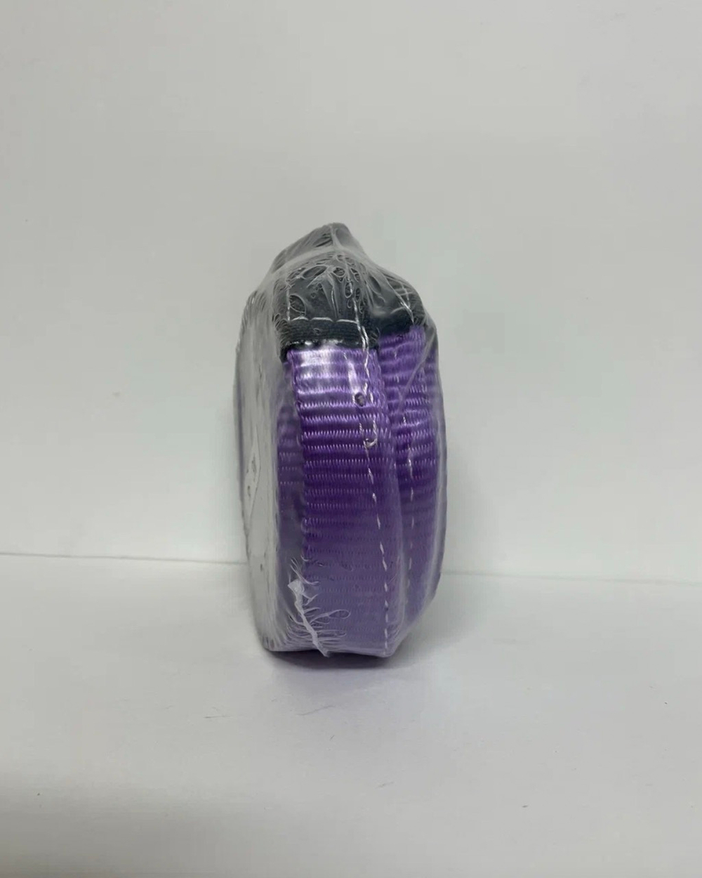 8T-3M / Трос автомобильный буксировочный, 8 тонн, длина 3 метра, ширина 65 мм, стропа, петля-петля, фиолетовый, серия - спасатель, TG (1 шт.)