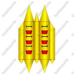 Двойной банан, мест для посадки 6, усиление дна "Стандарт"