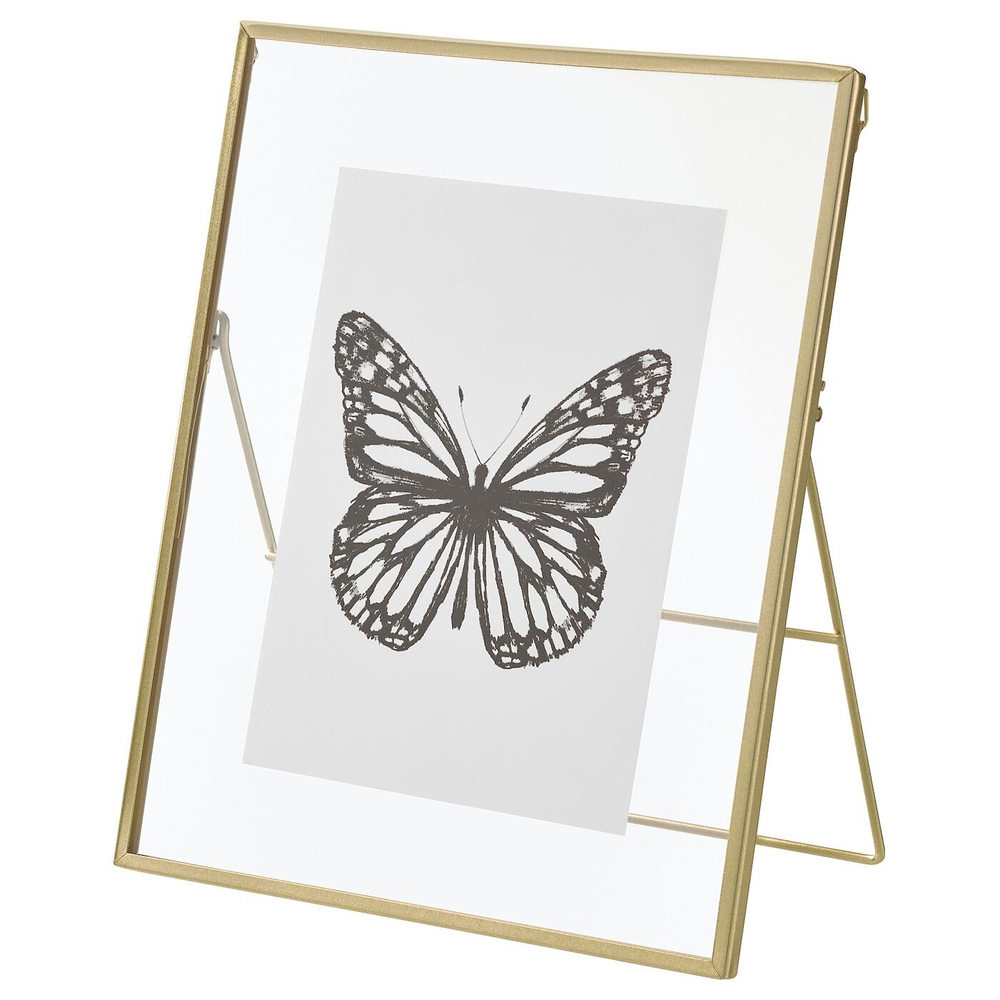 IKEA LERBODA  (ИКЕА ЛЕРБОДА)  -  Рамка, золотой цвет, 20x25 см