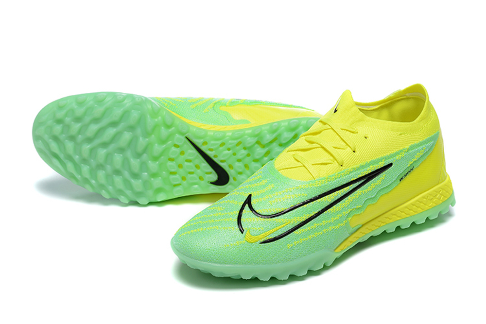 Шиповки Nike Phantom GX Elite TF (Желтый+зеленый)