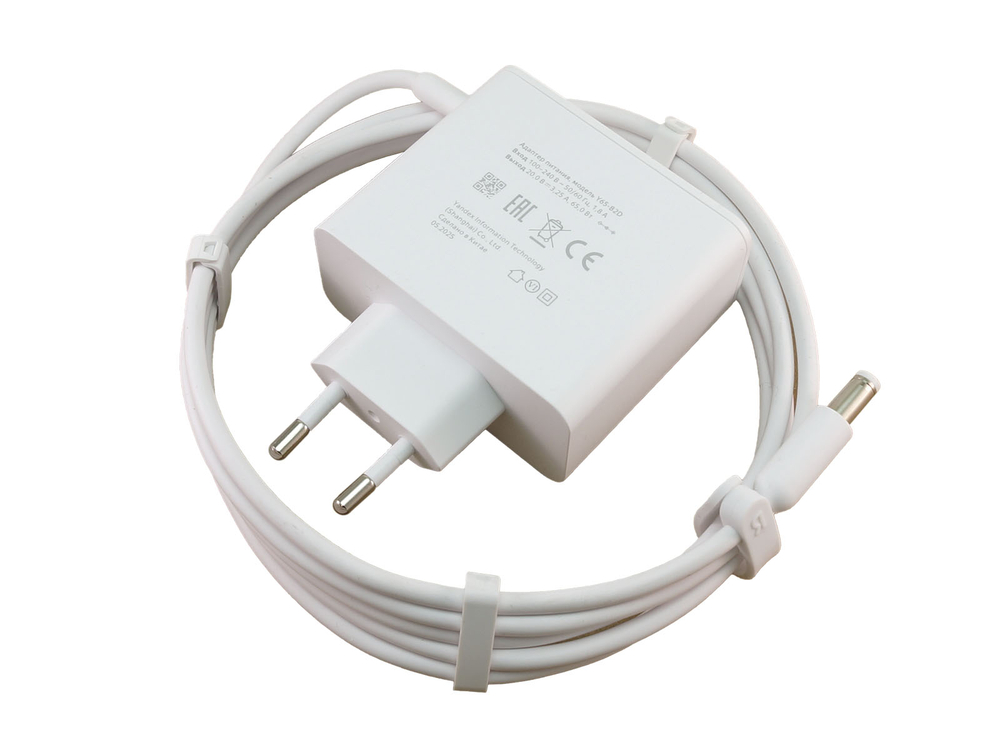 Сетевой адаптер для колонки Яндекс.Станция Макс, белый